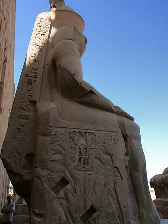 Foto Statuen am Luxor Tempel - Luxor