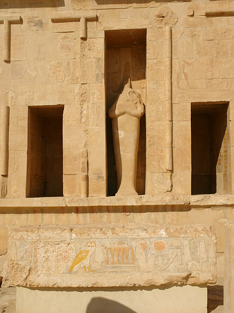 Foto Eingang zu Tempel der Hatschepsut