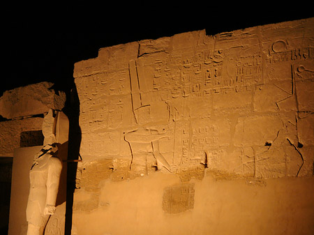 Foto Karnak Tempel bei Nacht - 