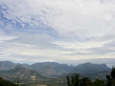 Himmel über Stellenbosch Fotos