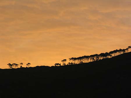 Sonnenuntergang am Tafelberg