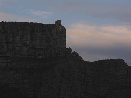 Sonnenuntergang am Tafelberg Foto 