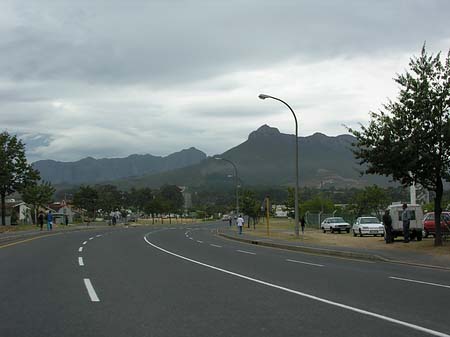 Straßen zwischen Stellenbosch und Kapstadt