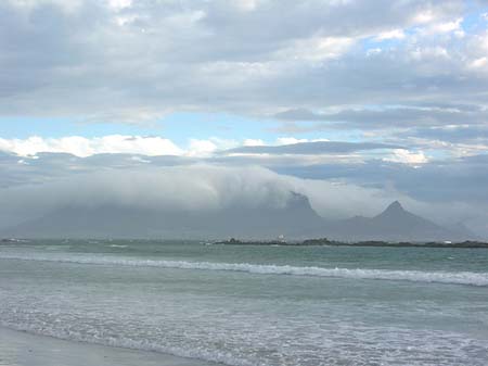 Der Tafelberg mit Wasser